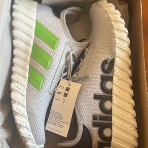 Adidas Kaptir 3.0 K Kids Shoes - White and Green